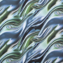 Tissu softshell déperlant Liquid Metal, vert