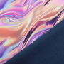 Tissu softshell déperlant Liquid Metal, orange