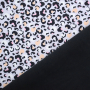Tissu softshell déperlant Léopard Little Leo, gris clair