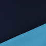 Tissu softshell bi tons, bleu foncé - turquoise
