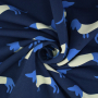 Sommersweat Albstoffe Hamburger Liebe Darling Things Wienerdog, dunkelblau