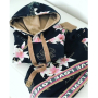 Sommersweat Albstoffe Hamburger Liebe Glow Lily, schwarz