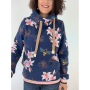 Sweatshirtstof Albstoffe Hamburger Liebe Glow Lily, marineblauw