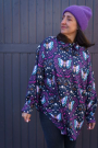 Sommersweat Albstoffe Hamburger Liebe Midnight Luna Moth, marine