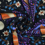 Sommersweat Albstoffe Hamburger Liebe Midnight Wise Words, schwarz