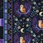 Sommersweat Albstoffe Hamburger Liebe Midnight Wise Words, schwarz