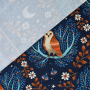 Sommersweat Albstoffe Hamburger Liebe Midnight Wise Words, dunkelblau