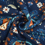 Sommersweat Albstoffe Hamburger Liebe Midnight Wise Words, dunkelblau