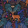 Sommersweat Albstoffe Hamburger Liebe Midnight Noctum Life, schwarz
