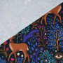 Sommersweat Albstoffe Hamburger Liebe Midnight Noctum Life, schwarz