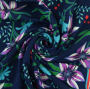 Sweatshirtstof Albstoffe Hamburger Liebe SHINE - Flourish and Shine, marineblauw