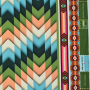 Tissu sweat léger bio Albstoffe Hamburger Liebe Western Fairy Tales Homecoming, vert
