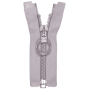 Fermeture éclair spirale non séparable 20 cm argent