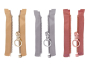 Coil zipper 60 cm copper