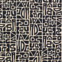 Tissu jersey technique sport Géométrique Abstract Inca, blanc vanille