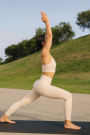 Tissu jersey technique sport uni, beige