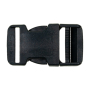 Fermoir clip plastique 30mm boucle Bouclip, bleu foncé