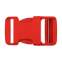 Fermoir clip plastique 30mm boucle Bouclip, rouge