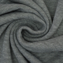 Tissu sweat matelassé, gris chiné