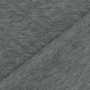 Tissu sweat matelassé, gris chiné