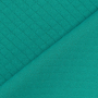 Tissu sweat matelassé, bleu pétrole clair