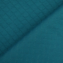 Tissu sweat matelassé, bleu pétrole
