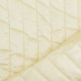 Tissu matelassé molletonné Anna Burda, blanc cassé