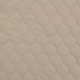 Tissu matelassé molletonné Losanges arrondis Alma, beige