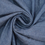 Doorgestikte stof Chambray, jeansblauw