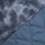 Doorgestikte stof Clouds, blauwgrijs