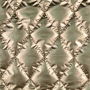 Doorgestikte stof metallic, goudkleurig