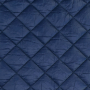 Doorgestikte stof geruit, donkerblauw