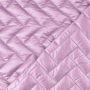 Tissu matelassé molletonné Rectangle, vieux lilas