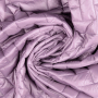 Tissu matelassé molletonné Rectangle, vieux lilas