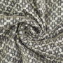 Tissu matelassé molletonné Retro Design, blanc vanille