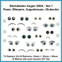 Stickdatei Rock Queen Augen Set 1