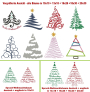 Stickdatei Rock Queen Best of Christmas Tree