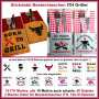 Stickdatei Rock Queen Griller Bestecktaschen ITH Griller