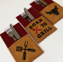 Stickdatei Rock Queen Griller Bestecktaschen ITH Griller