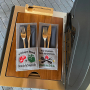 Stickdatei Rock Queen Griller Bestecktaschen ITH Griller
