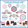 Stickdatei Rock Queen Blume des Lebens