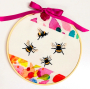 Stickdatei Rock Queen Bumblebee-Hummel