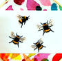 Stickdatei Rock Queen Bumblebee-Hummel