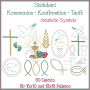 Stickdatei Rock Queen Christliche Symbole