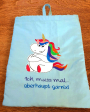 Stickdatei Rock Queen Crazy Unicorn