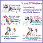 Stickdatei Rock Queen Crazy Unicorn