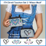 Borduurbestand Rock Queen Teelicht Dirndl Taschen 3, Duits