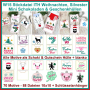 Stickdatei Rock Queen Geschenkhüllen Weihnachten, Silvester, Mini Schololaden