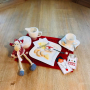 Stickdatei Rock Queen Geschenkhüllen Weihnachten, Silvester, Mini Schololaden