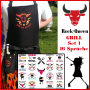 Fichier modèle broderie Barbecue Kit 1 Rock Queen